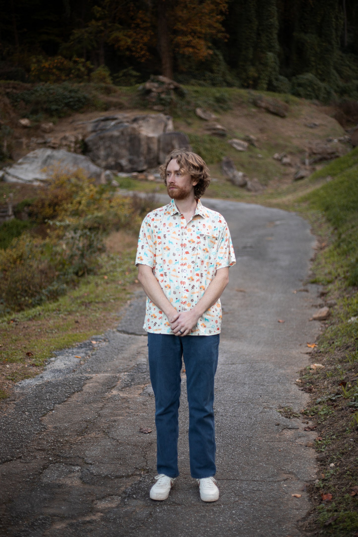 yosemite button up wear dirt chattanooga tennessee athletic hiking biking shirt