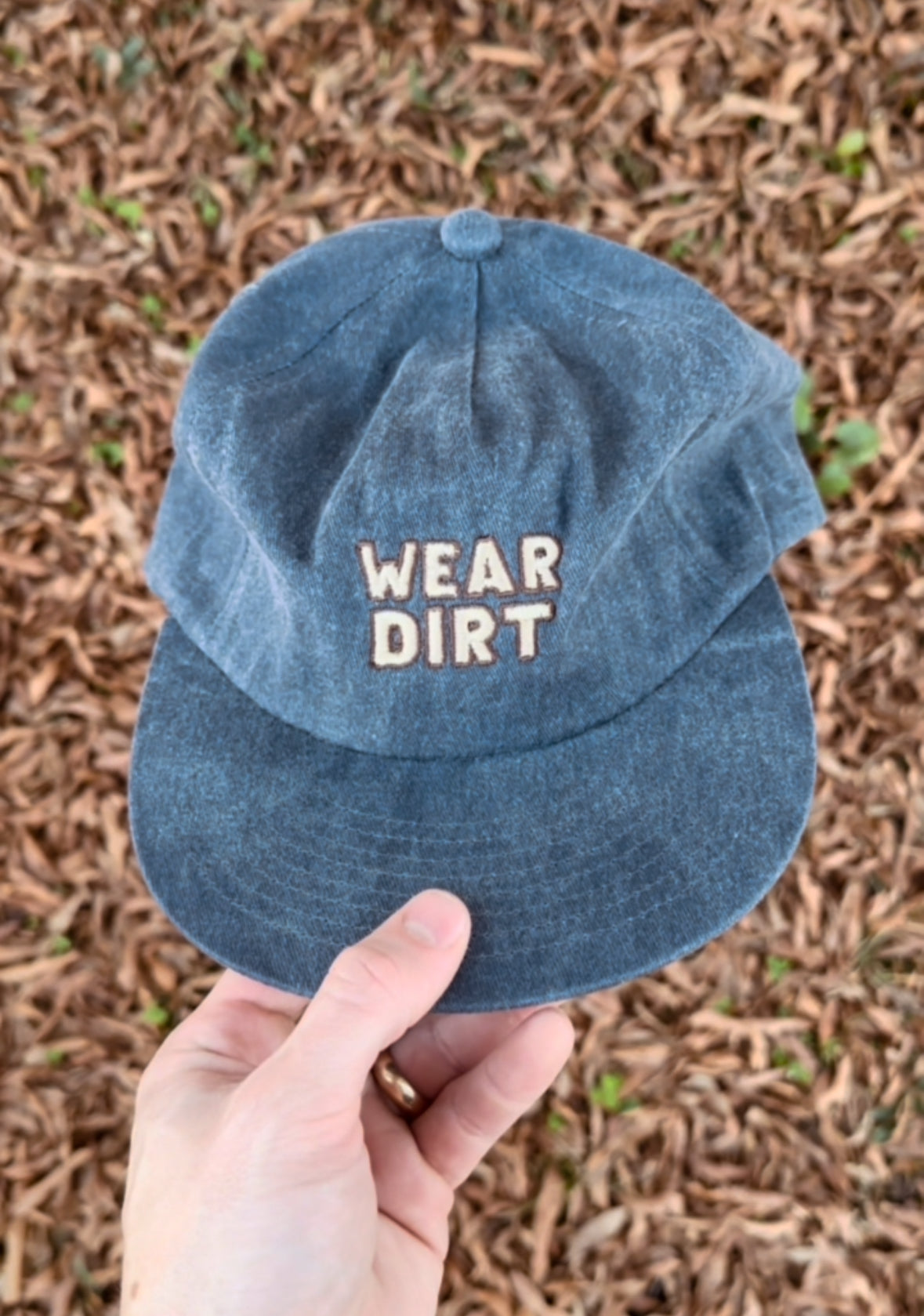 wear dirt 5 panel - slate blue