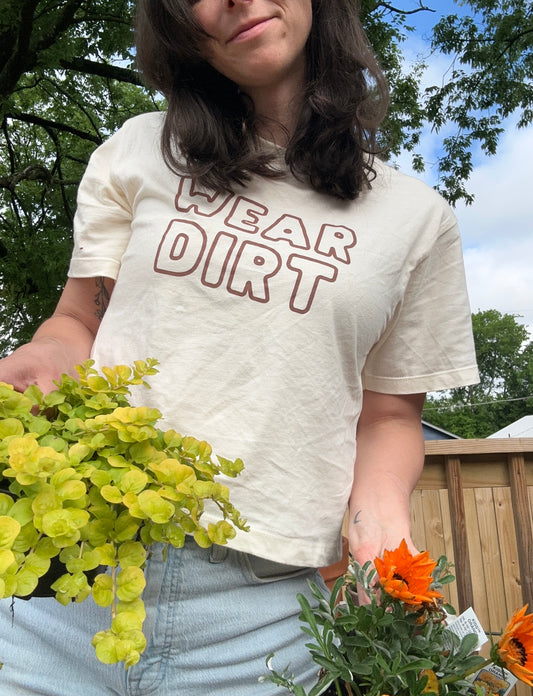 wear dirt boxy tee