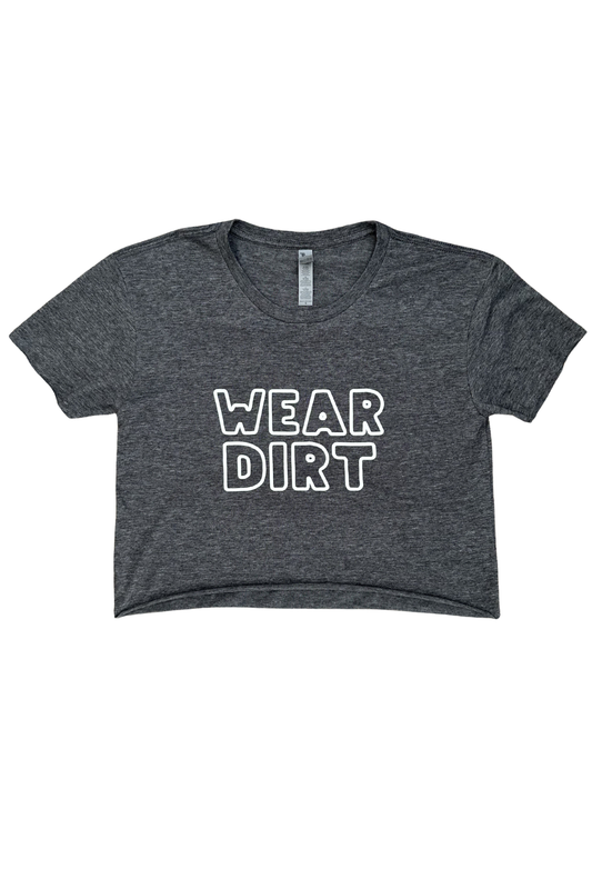 wear dirt cropped tee
