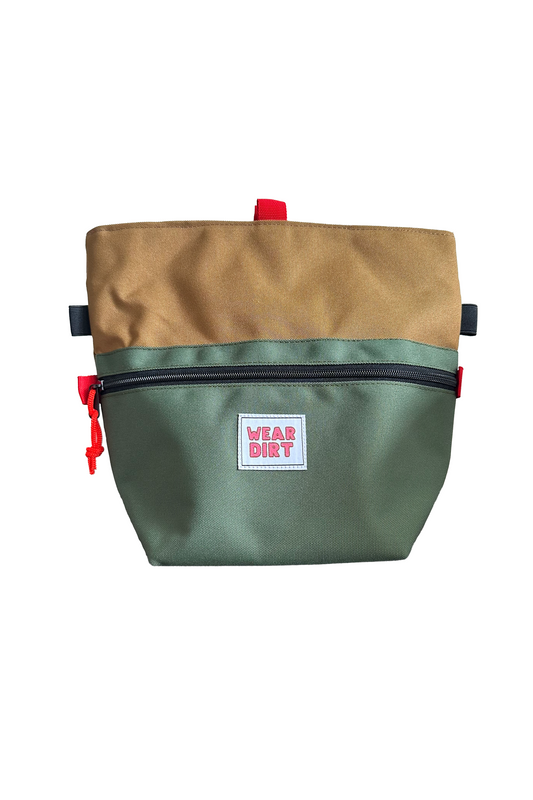 wear dirt chalk bucket pot climbing bouldering chattanooga tennessee