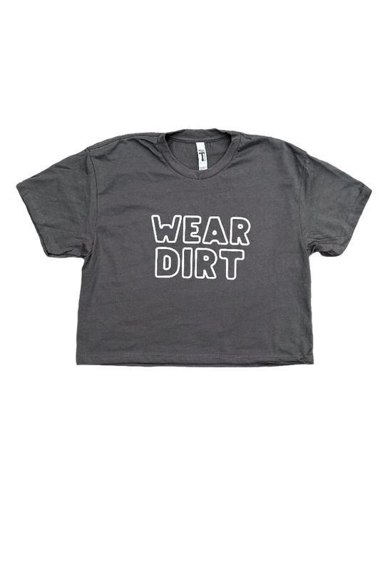 wear dirt crop top mustard chattanooga tennessee next level crop