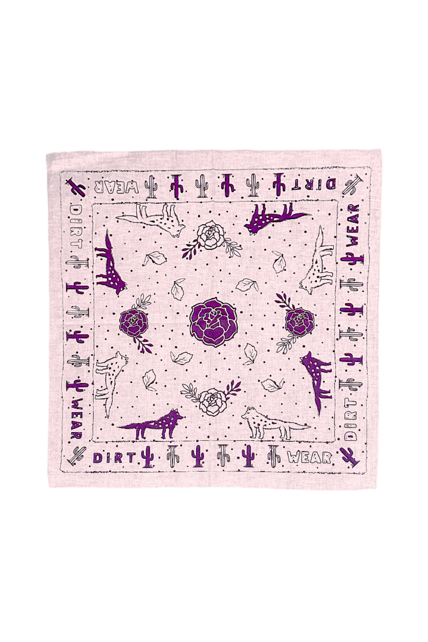 wear dirt bandana dusty pink