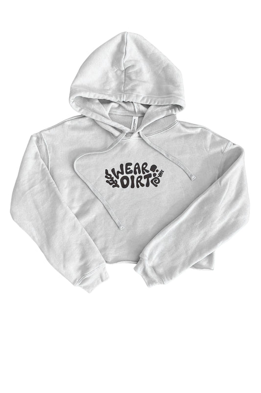 wear dirt cropped hoodie