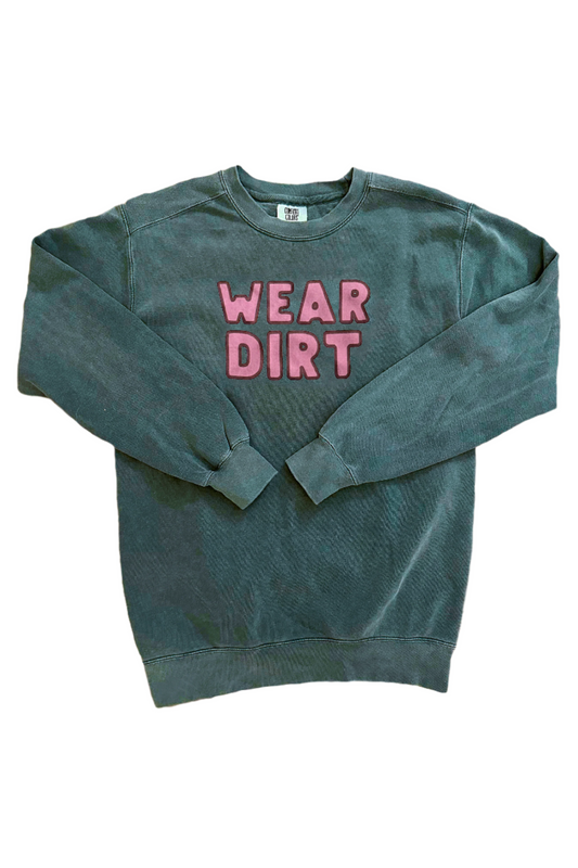 comfort colors cactus green wear dirt sweatshirt chattanooga tn tennessee