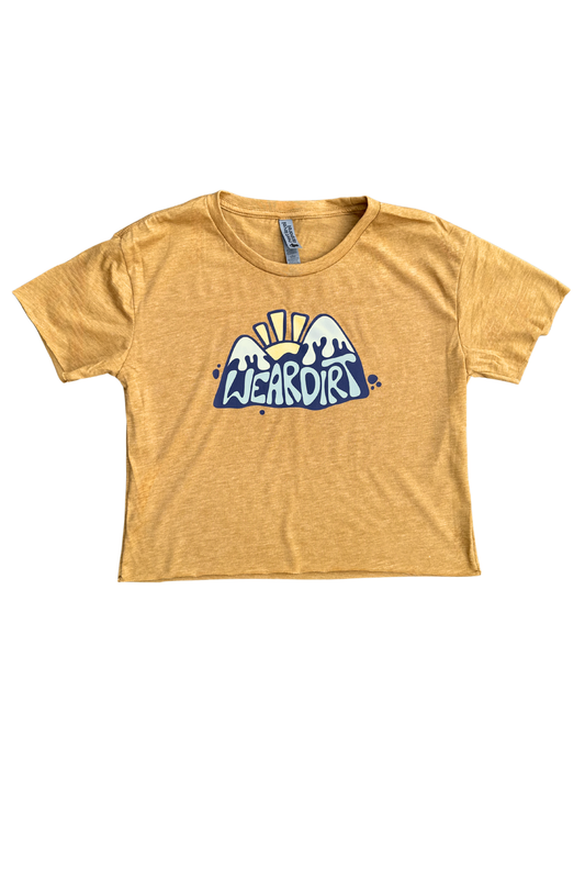 mountain wear dirt crop top tee chattanooga tennesse outdoor brand