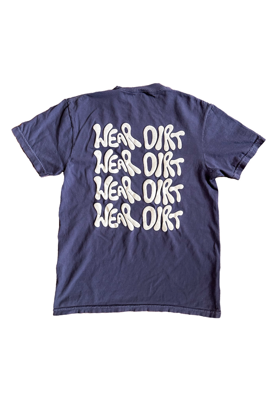 stacked wear dirt tee puff print chattanooga tennessee tn