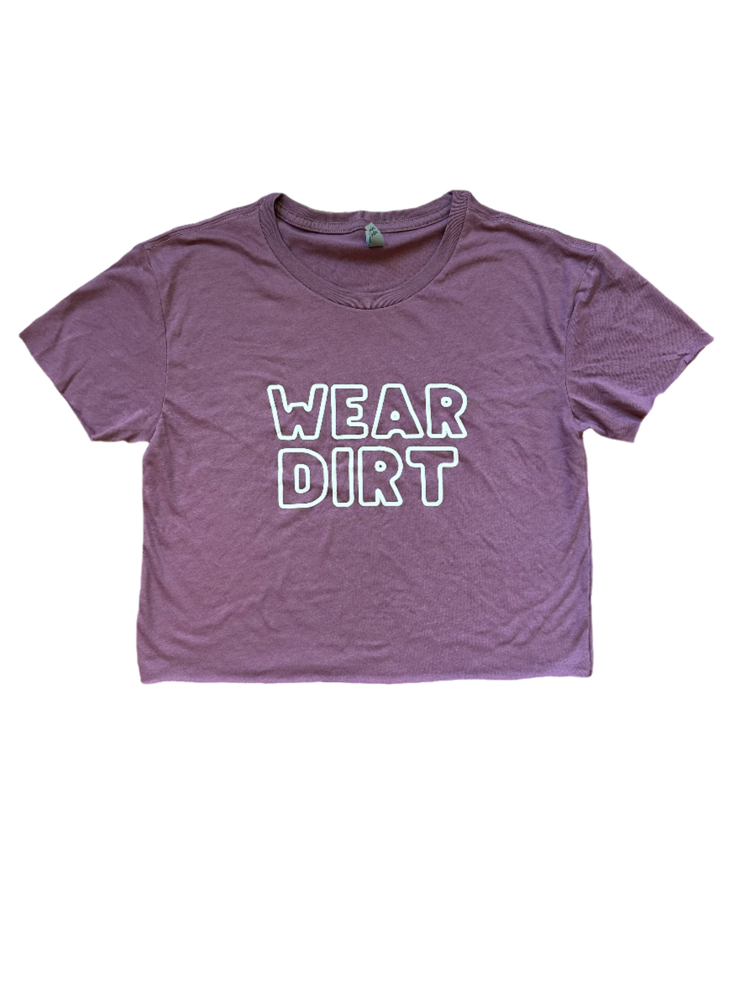 wear dirt crop top mustard chattanooga tennessee next level crop