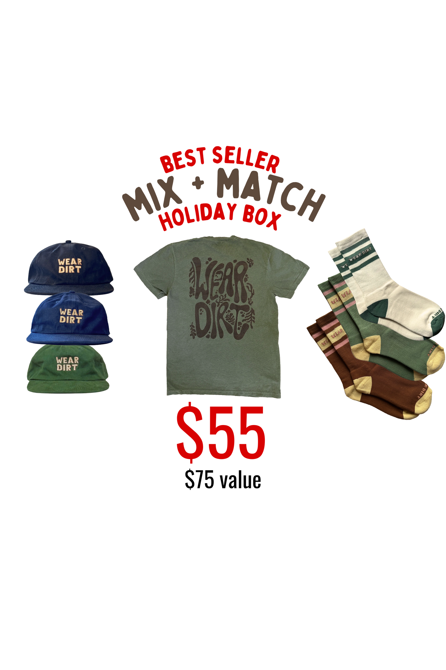 Mix + Match Wavy Tee Holiday Bundle