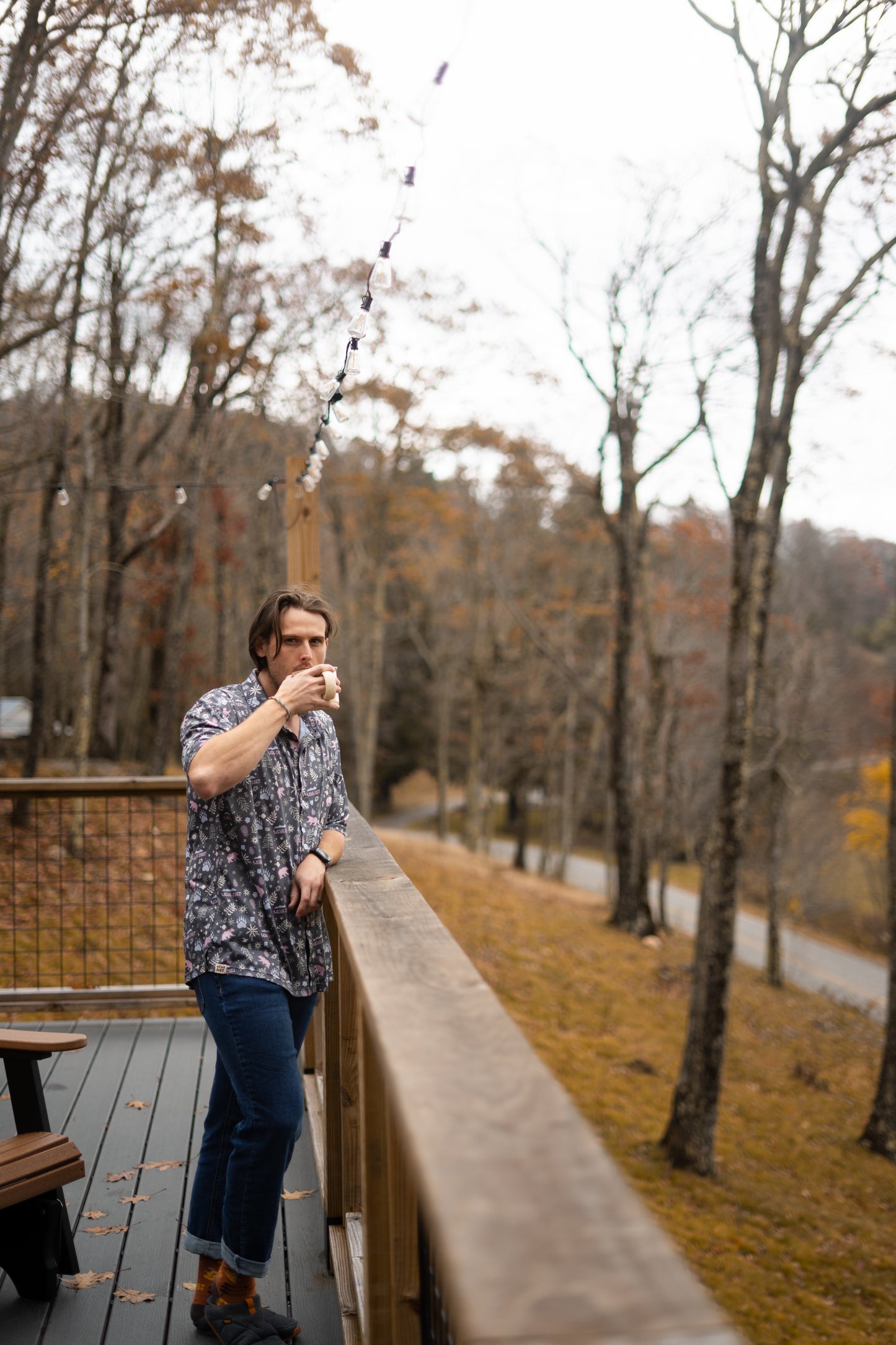 smoky mountain crop button up athletic hiking camping biking shirt chattanooga tennessee wear dirt