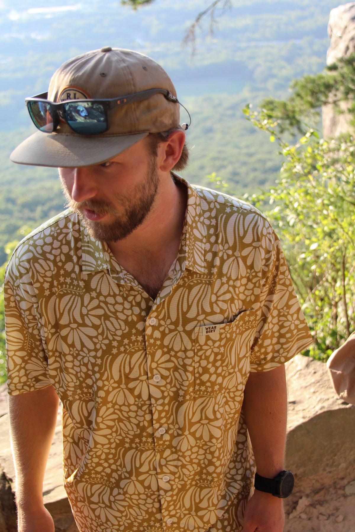 Floral Button Up
