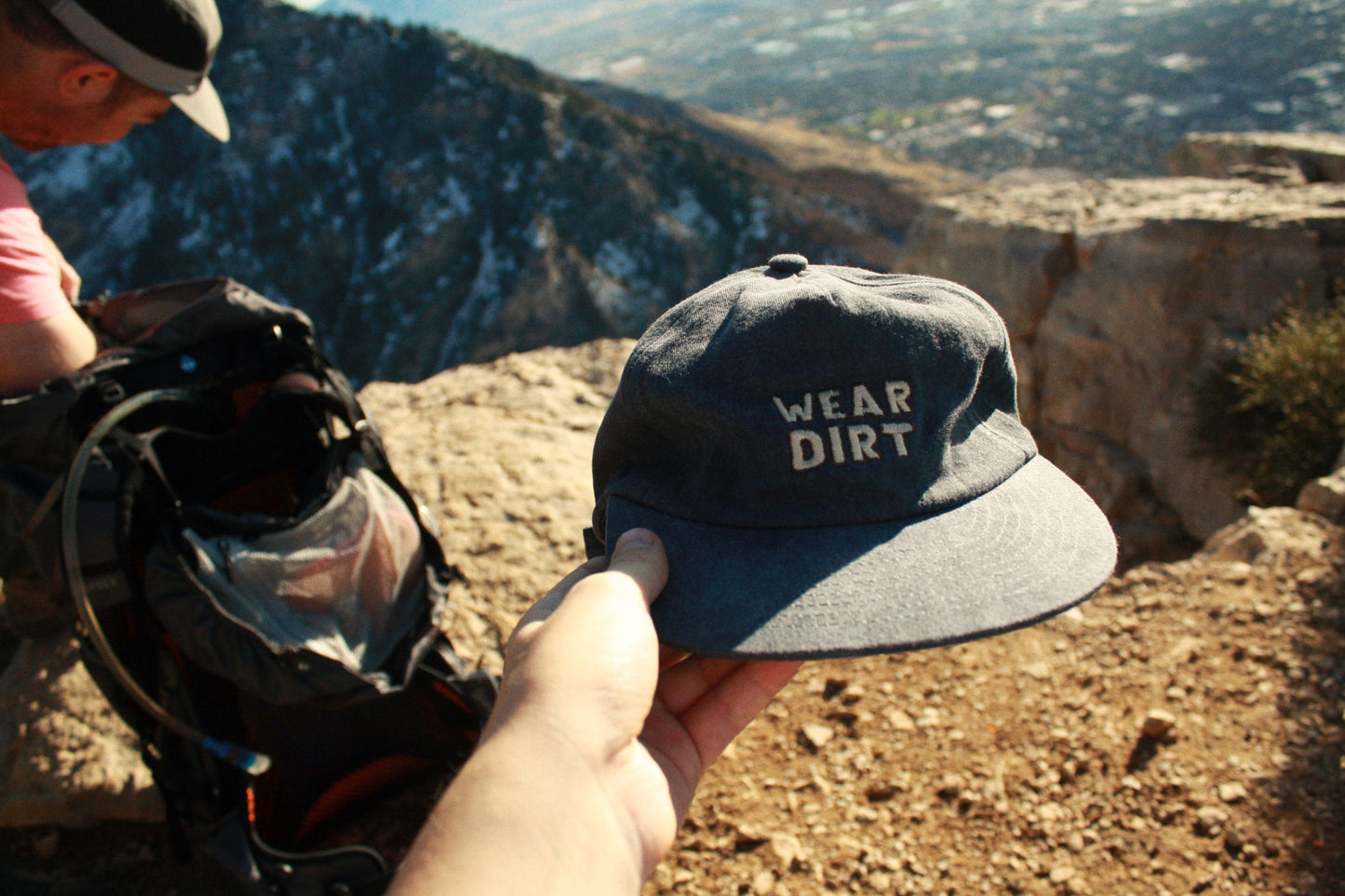 wear dirt 5 panel - slate blue