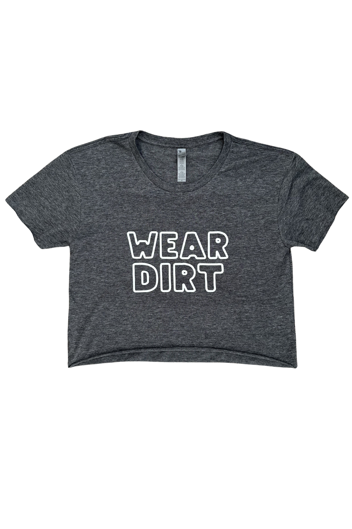 wear dirt cropped tee