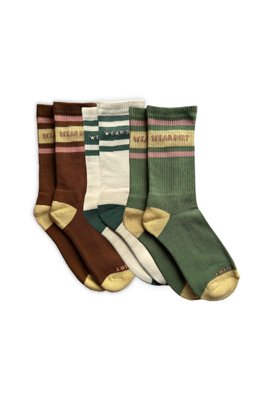 3-in-1 wear dirt socks