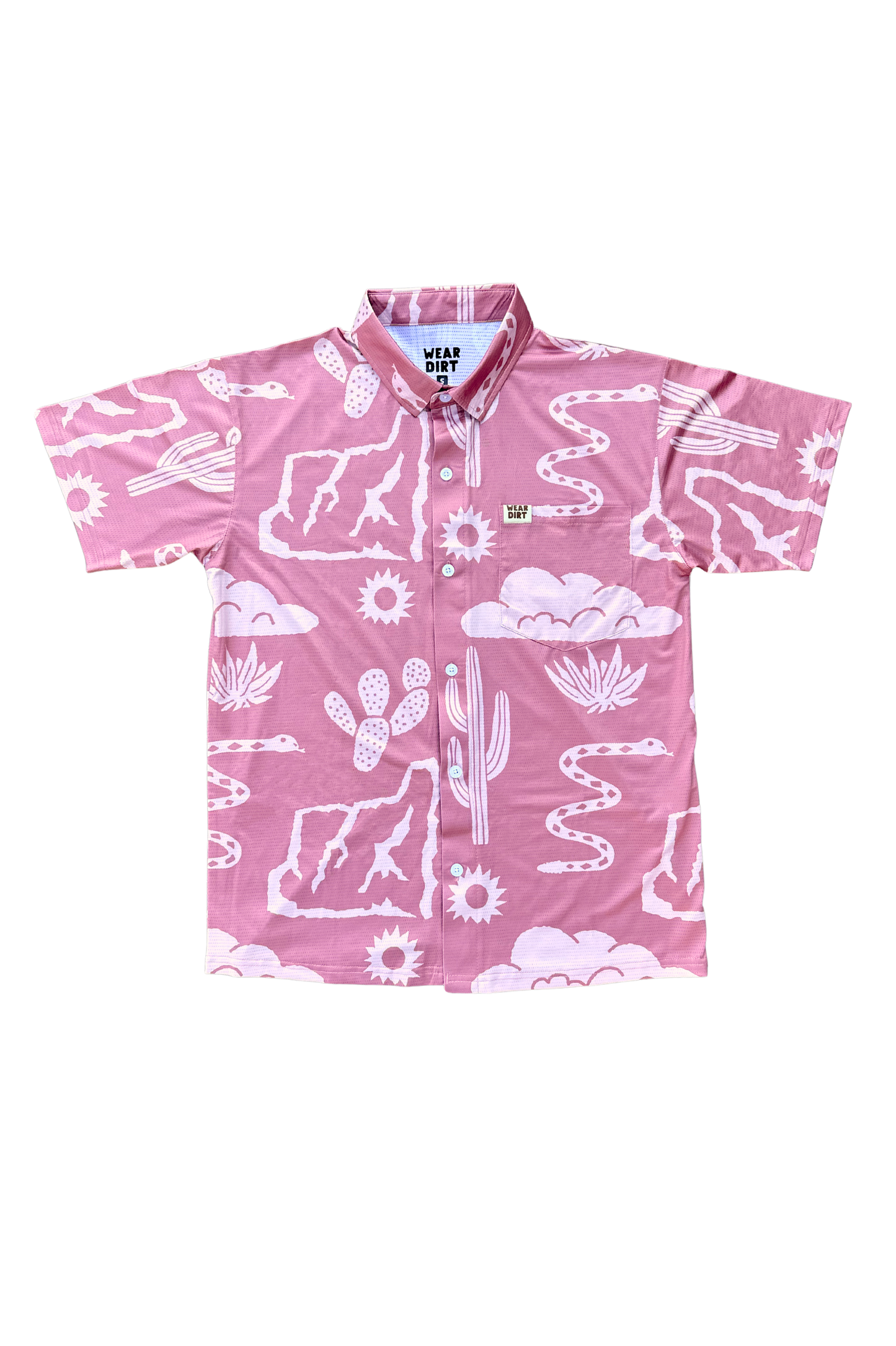 wear dirt athletic button up mauve pink chattanooga tennessee
