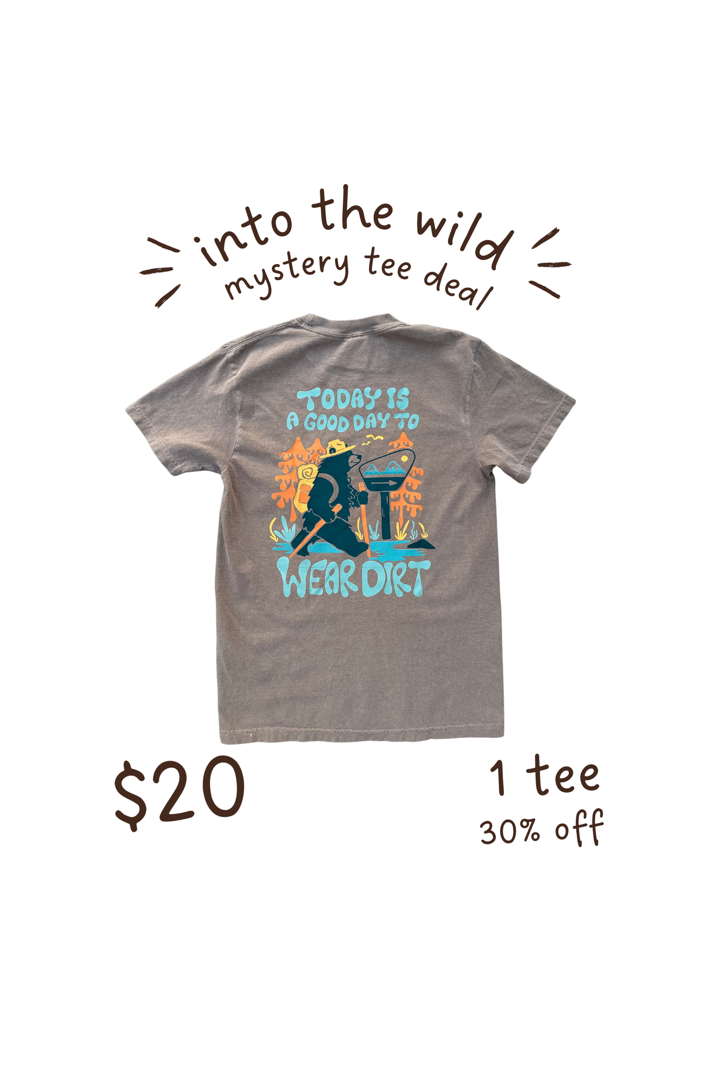 wear dirt mystery shirt tee chattanooga tennessee