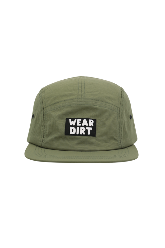 nylon 5 panel five panel camp hat chattanooga tennessee wear dirt