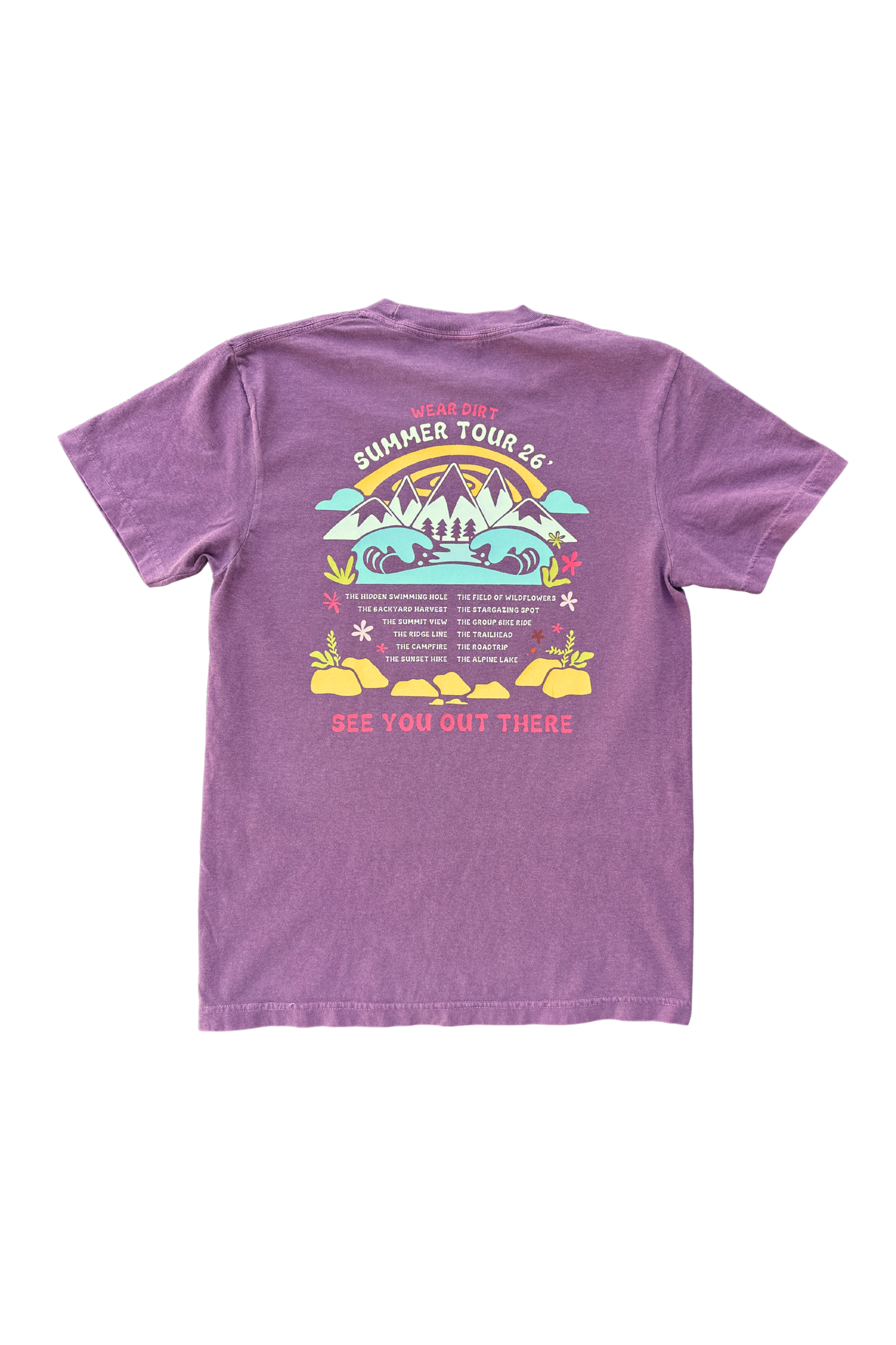 wear dirt summer tour comfort colors chattanooga tennessee outdoor brand