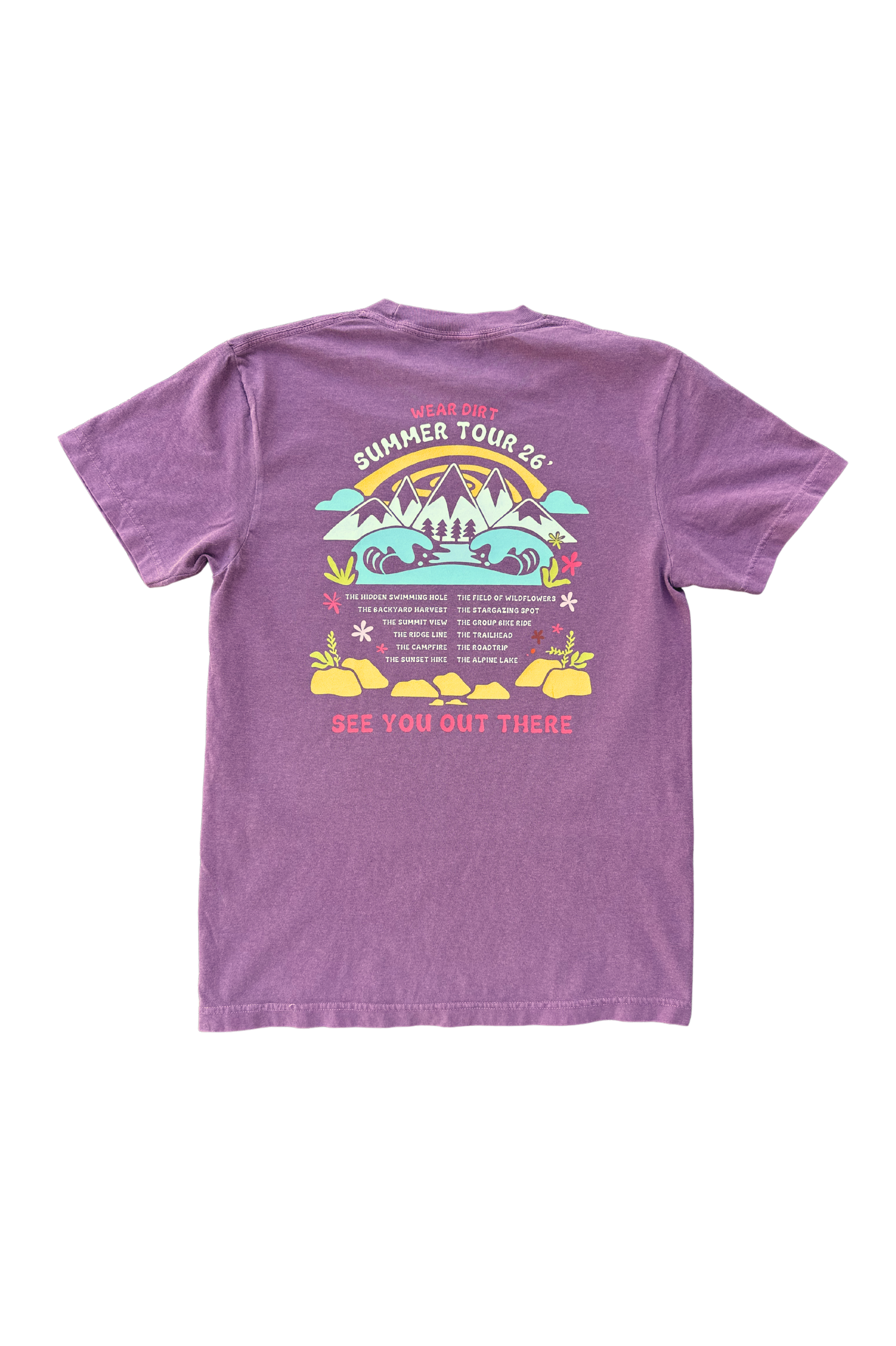 wear dirt summer tour comfort colors chattanooga tennessee outdoor brand