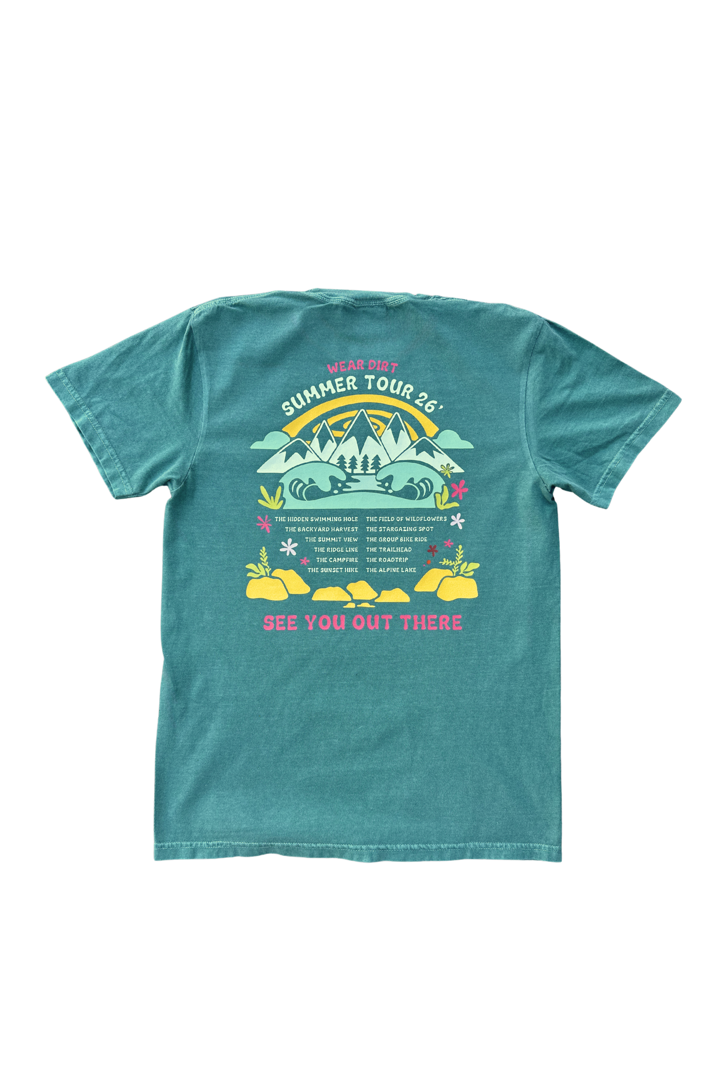 wear dirt summer tour comfort colors chattanooga tennessee outdoor brand