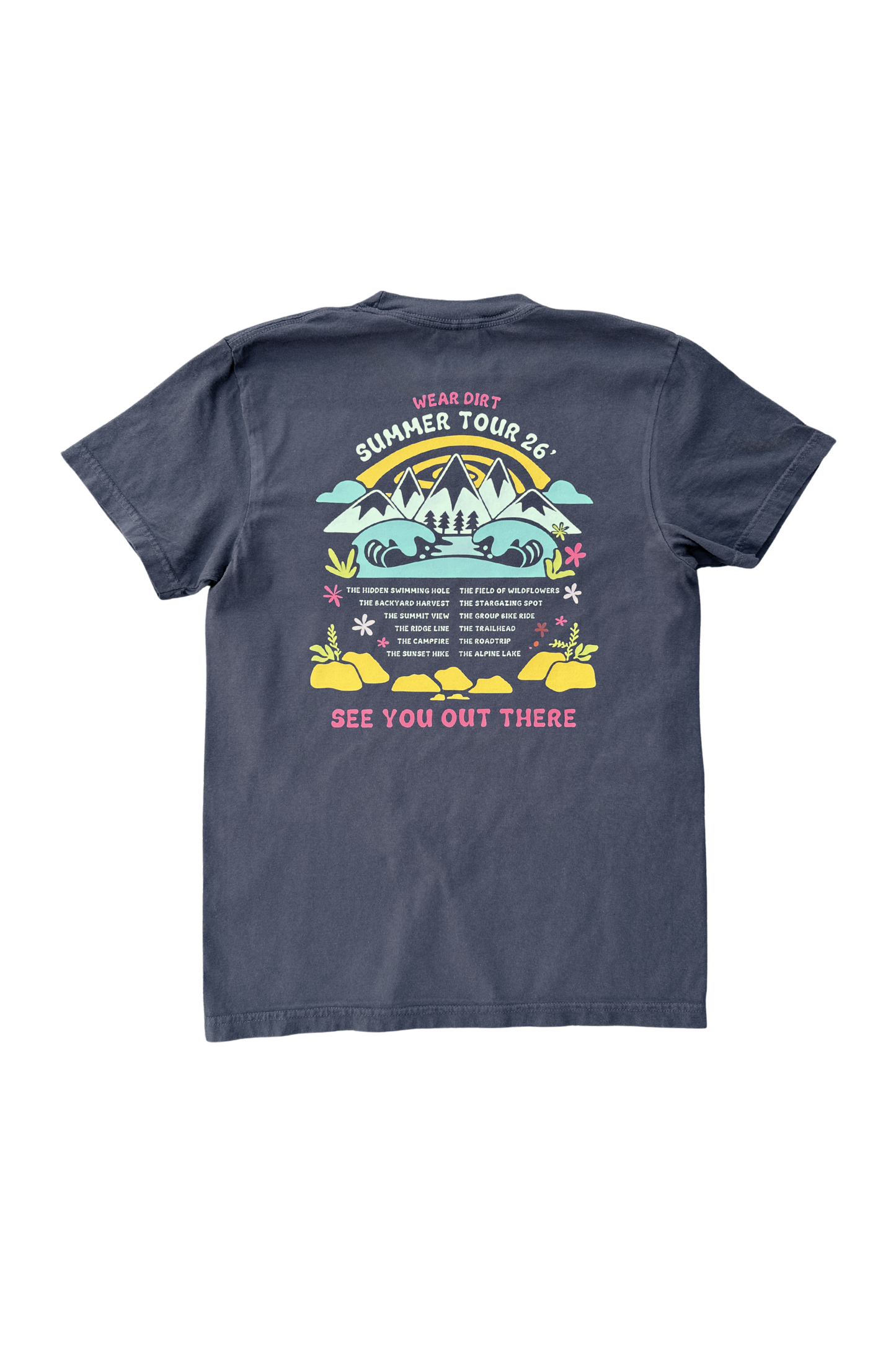 wear dirt summer tour comfort colors chattanooga tennessee outdoor brand