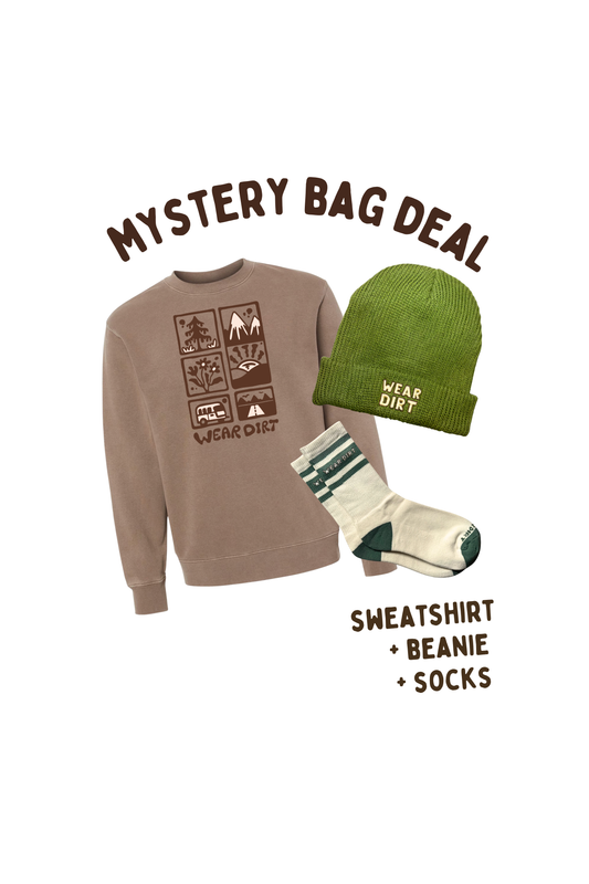 Mystery Bundle - 1 Sweatshirt, 1 Beanie, + 1 Pair of Socks