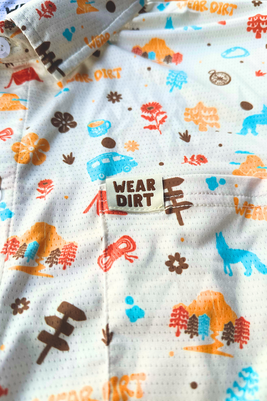 yosemite button up wear dirt chattanooga tennessee athletic hiking biking shirt